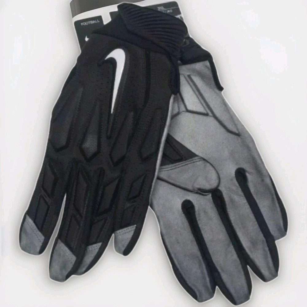 Nike Football Gloves SZ 3XL D-Tack 6.0‎ Lineman $70 Black PGF946-017